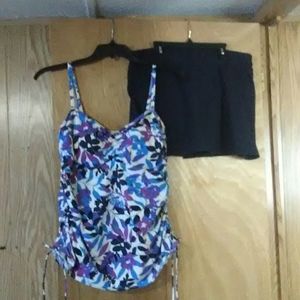 LANDS' END 2 Pc. Swimsuit